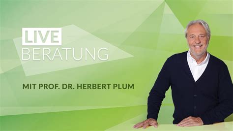 Liveberatung mit Prof. Dr. Herbert Plum Ogima Pro Jungbrunnen.